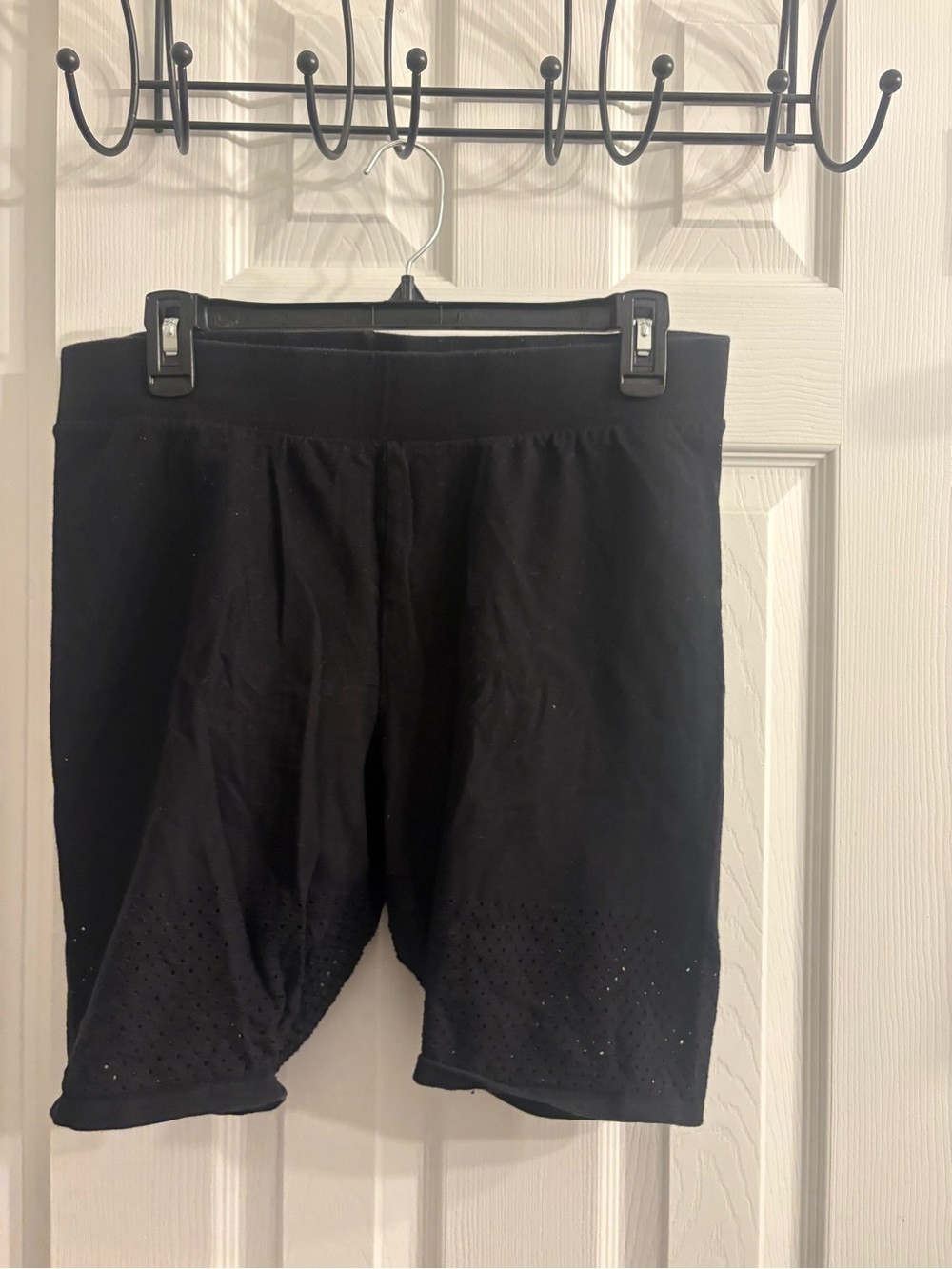 torrid Black Stretch Bike Shorts